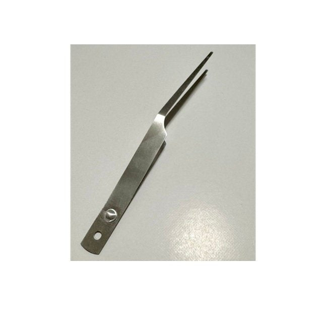 Spring steel super soft grip tweezers image 1