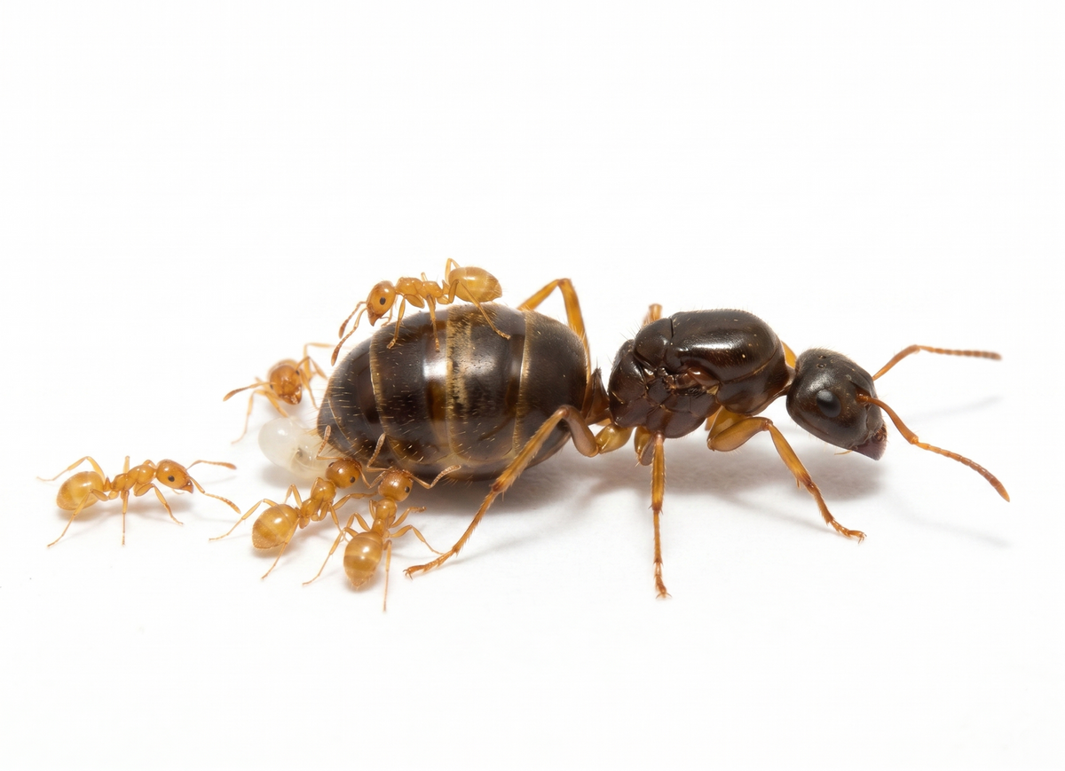 Lasius brevicornis (queen, 0-5 workers, eggs) image 0