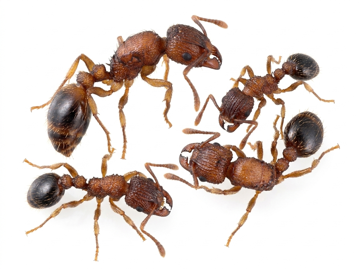Tetramorium bicarinatum (3 queen, 10-20 workers, eggs) image 1