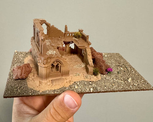 2XL | Ruined house decoration suitable for 2XL image 0