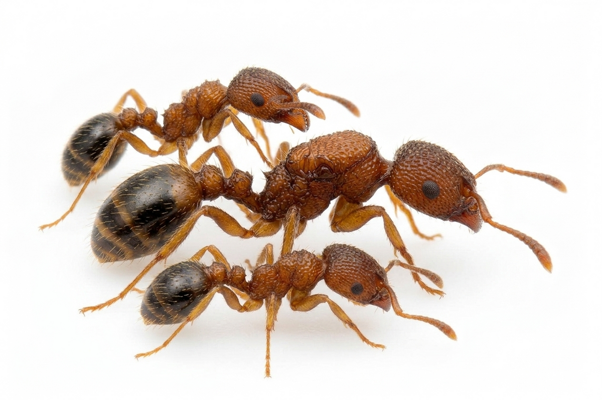 Tetramorium bicarinatum (3 queen, 10-20 workers, eggs) image 0