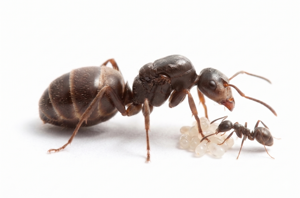 Lasius neoniger (queen, 0-5 workers, eggs) image 0