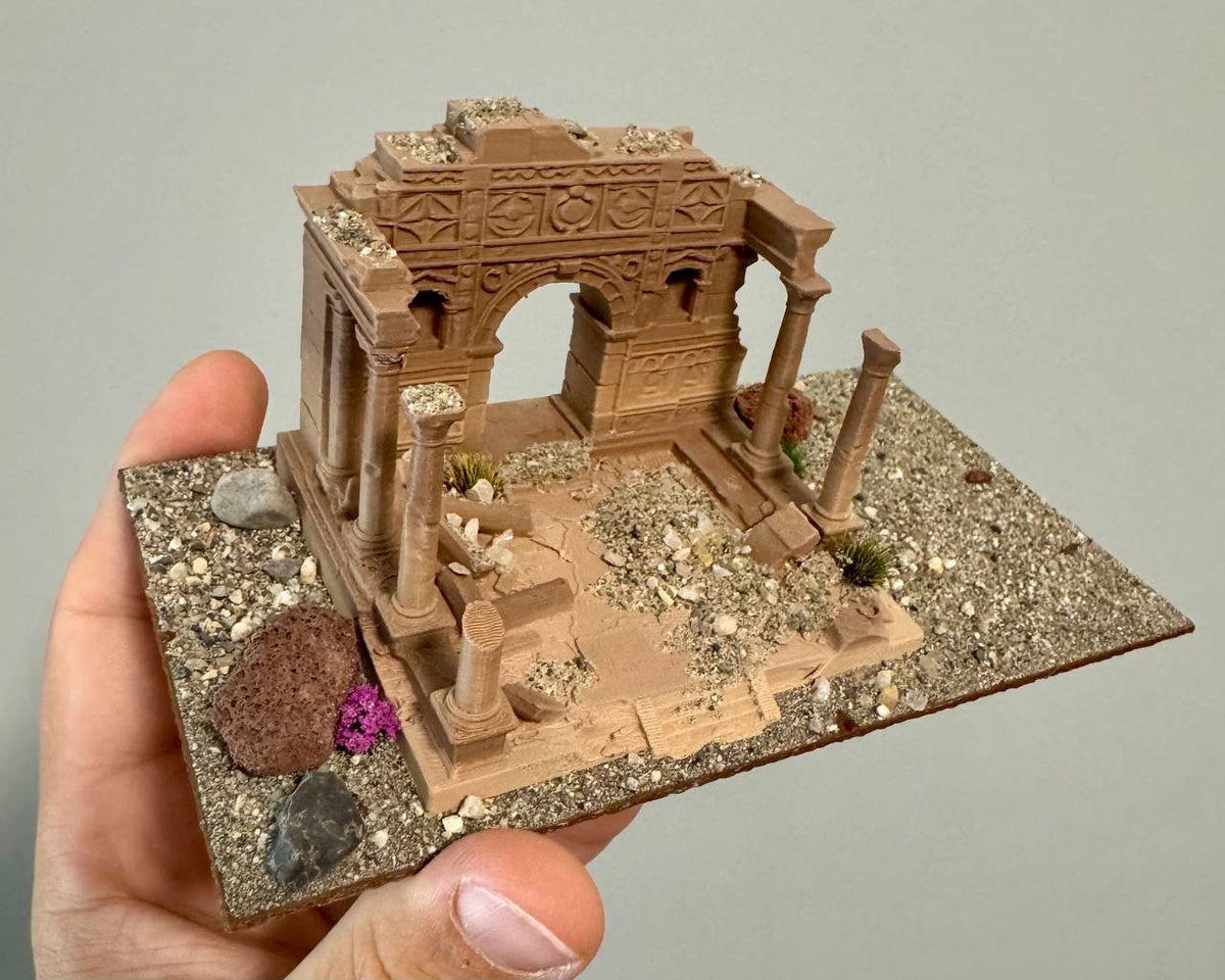 3XL | Ruined temple decoration suitable for 3XL image 0