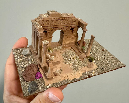 3XL | Ruined temple decoration suitable for 3XL image 0