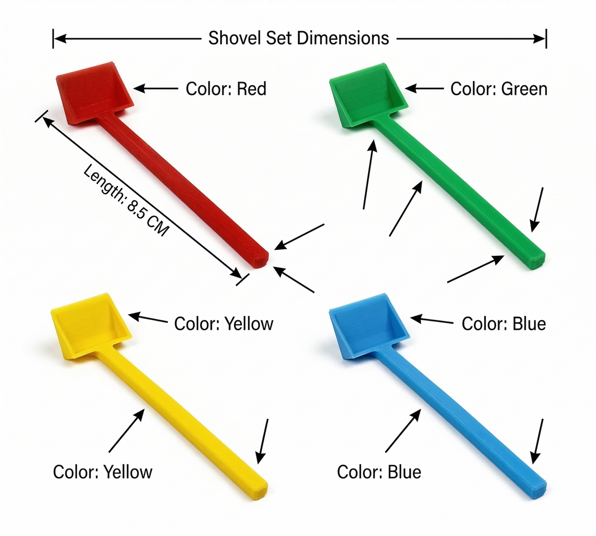 Shovel for cleaning formicarium’s (random color) image 0