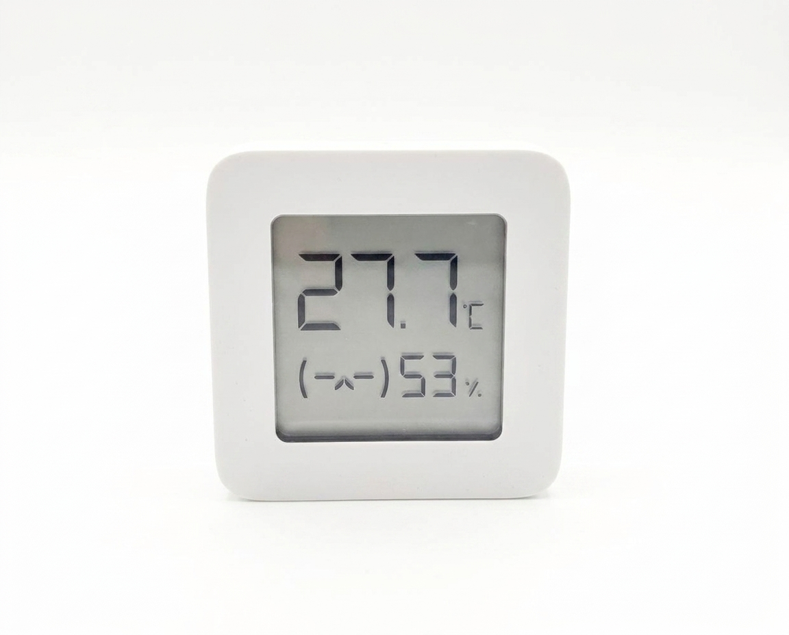 Thermometer and Hygrometer (2-in-1) White (rectangle) image 0